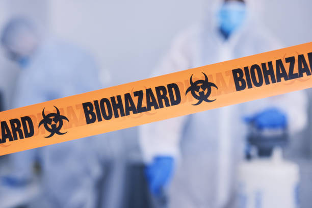 Professional Biohazard Cleanup technician working in Greenville, FL